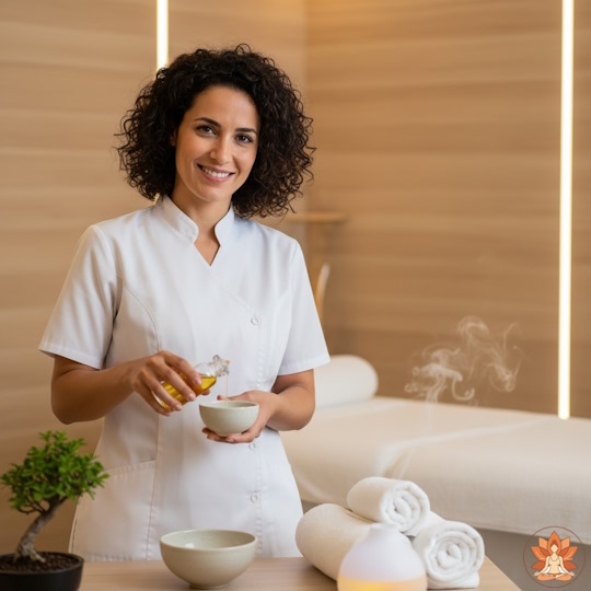 ליאת מטפלת בעיסוי שוודי בחיפה והקריות